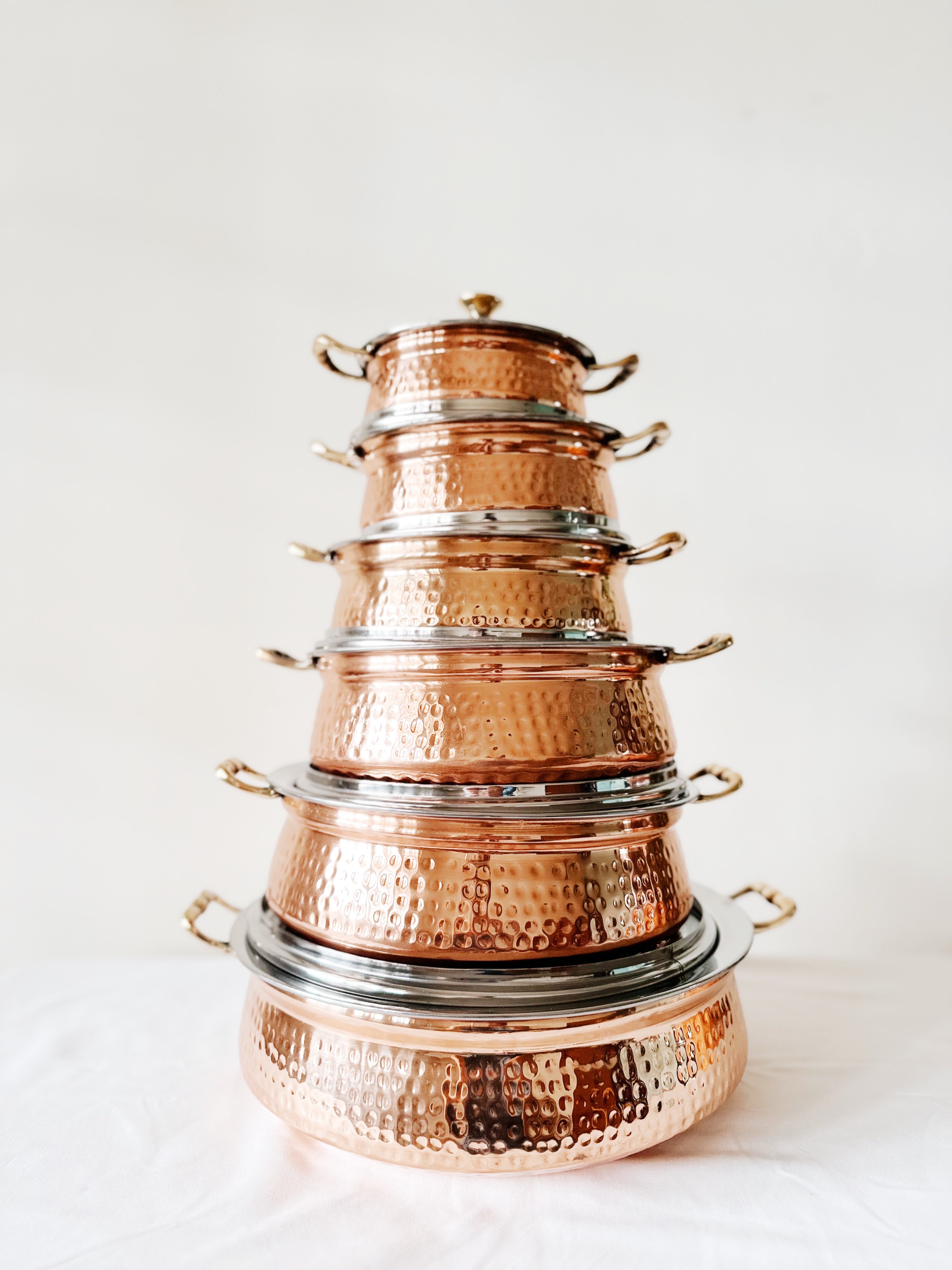 Hammered Handi Pot – Meraki Copper